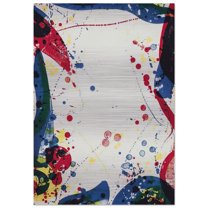 Sulfur Water - Sam Francis Brushed Aluminum Print - 70x100 cm / 28x40 inches | Sam Francis Aluminum Print | Sam Francis Prints