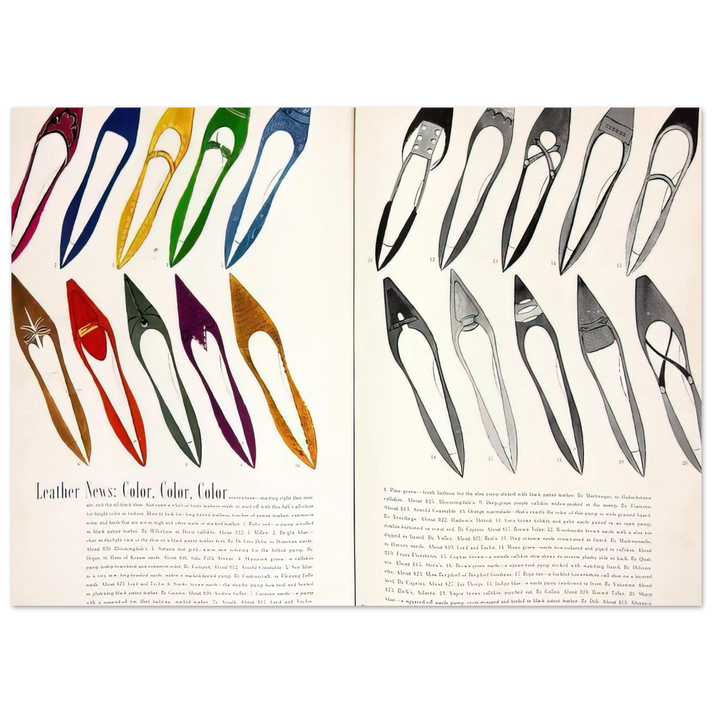 Andy Warhol - Shoe Advertisement for I.Miller  Harper's Bazzar  Fine Art Poster