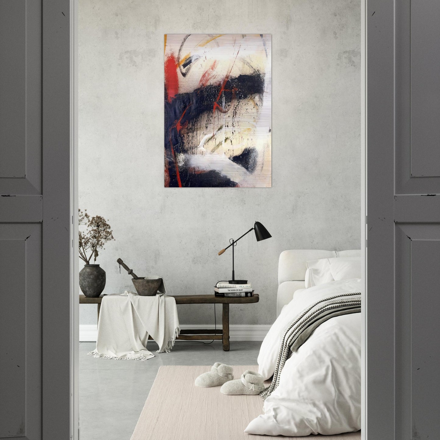 Mathematics - 1962 - Norman Bluhm Brushed Aluminum Print - 70x100 cm / 28x40 inches | Norman Bluhm Aluminum Print | Norman Bluhm Prints