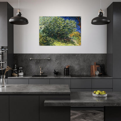 Lilac Bush - Vincent van Gogh Acrylic Print - 70x100 cm / 28x40″ inches