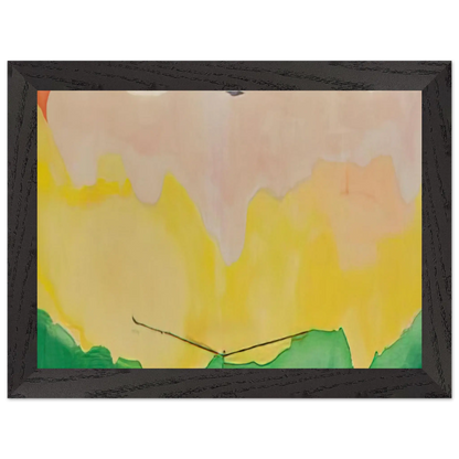 Helen Frankenthaler - Boulevard - 1973 Wall art - 15x20 cm / 6x8 Inches - Premium Wooden Framed Poster With Fine Art Paper - Wood frame