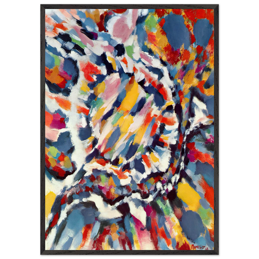 La Seve - 1963 - Alfred Manessier Framed Art Print – Black Wooden Frame - Default Title - -Framed Art Print