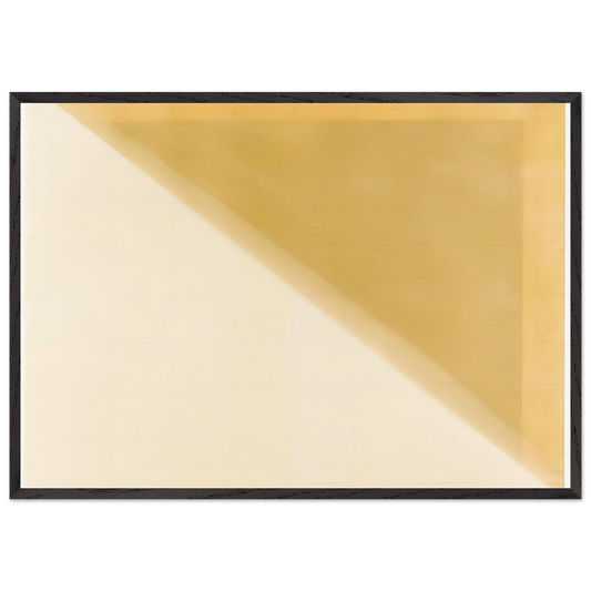 Topologema 2-1 - 1972 - Enrico Castellani Framed Art Print – Black Wooden Frame - Default Title - -Framed Art Print