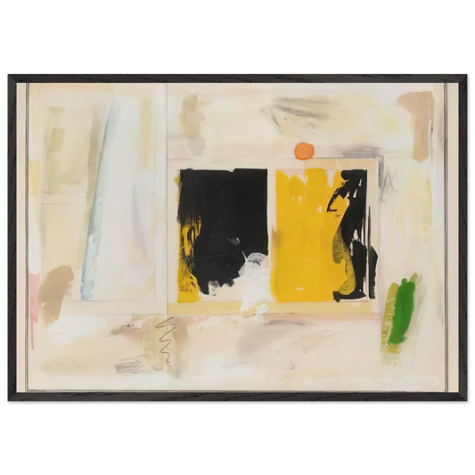 HoustonSony - Abstract Expressionism - Mark Lancaster Framed Art Print – Black Wooden Frame - Default Title - -Framed Art Print