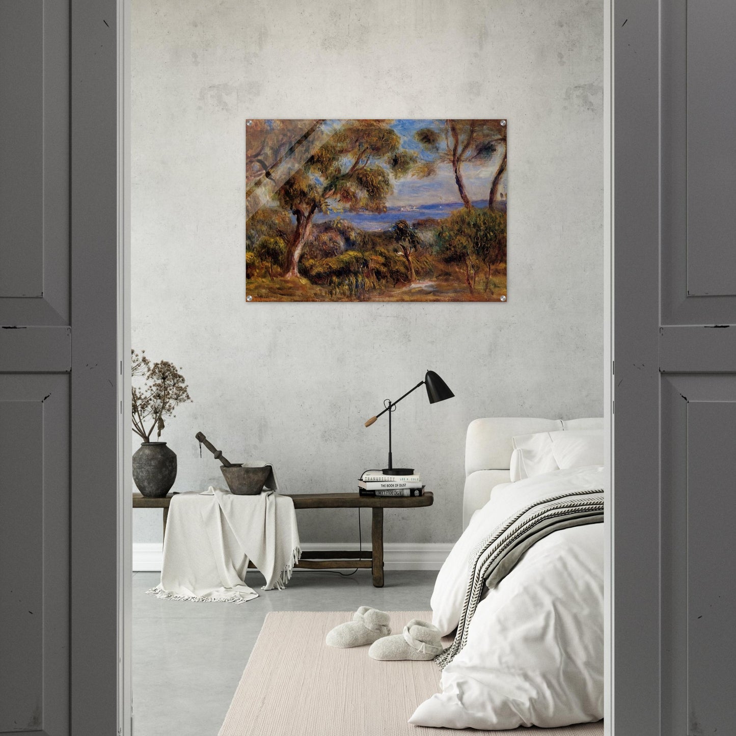 The Sea at Cagnes - Pierre-Auguste Renoir Acrylic Print - 70x100 cm / 28x40″ inches