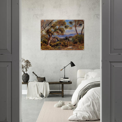 The Sea at Cagnes - Pierre-Auguste Renoir Acrylic Print - 70x100 cm / 28x40″ inches