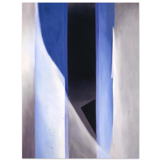 Georgia O'Keeffe - Blue 2 Fine Art Poster - 13x18 cm / 5x7 inches