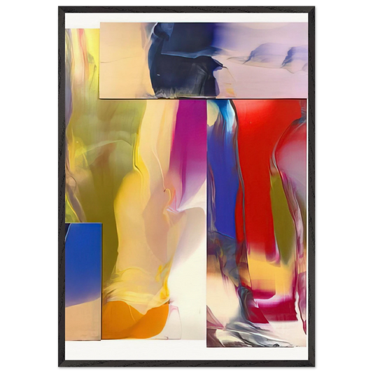 This Time - Sam Gilliam Framed Art Print – Black Wooden Frame - Default Title - -Framed Art Print