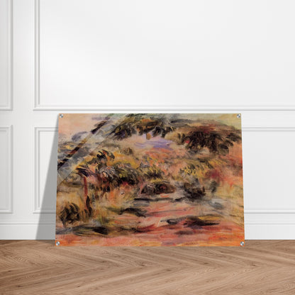 The Footpath - Pierre-Auguste Renoir Acrylic Print - 70x100 cm / 28x40″ inches
