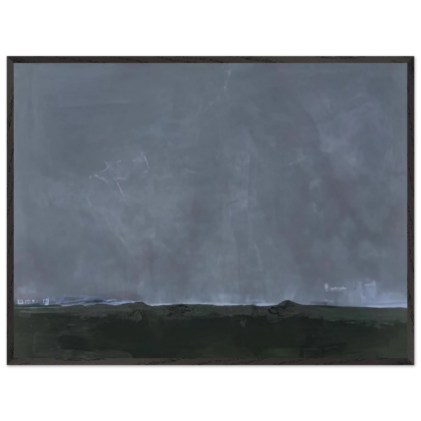 Helen Frankenthaler - Driving East, 2002- Wall Art - 60x80 cm / 24x32 inches - Premium Wooden Framed Poster With Fine Art Paper - White frame