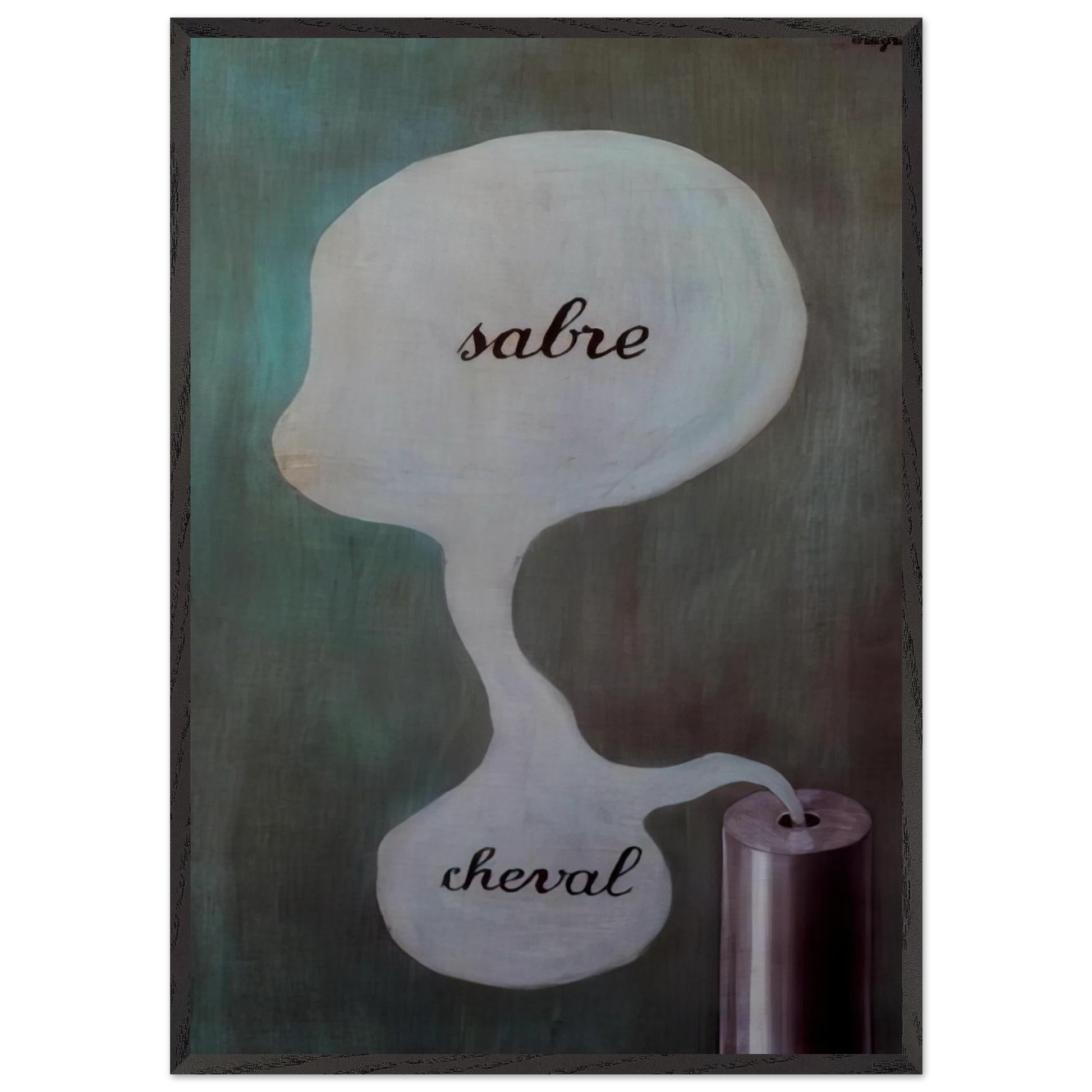 THE TREE OF KNOWLEDGE 1929 - Rene Magritte Framed Art Print – Black Wooden Frame - Default Title - -Framed Art Print