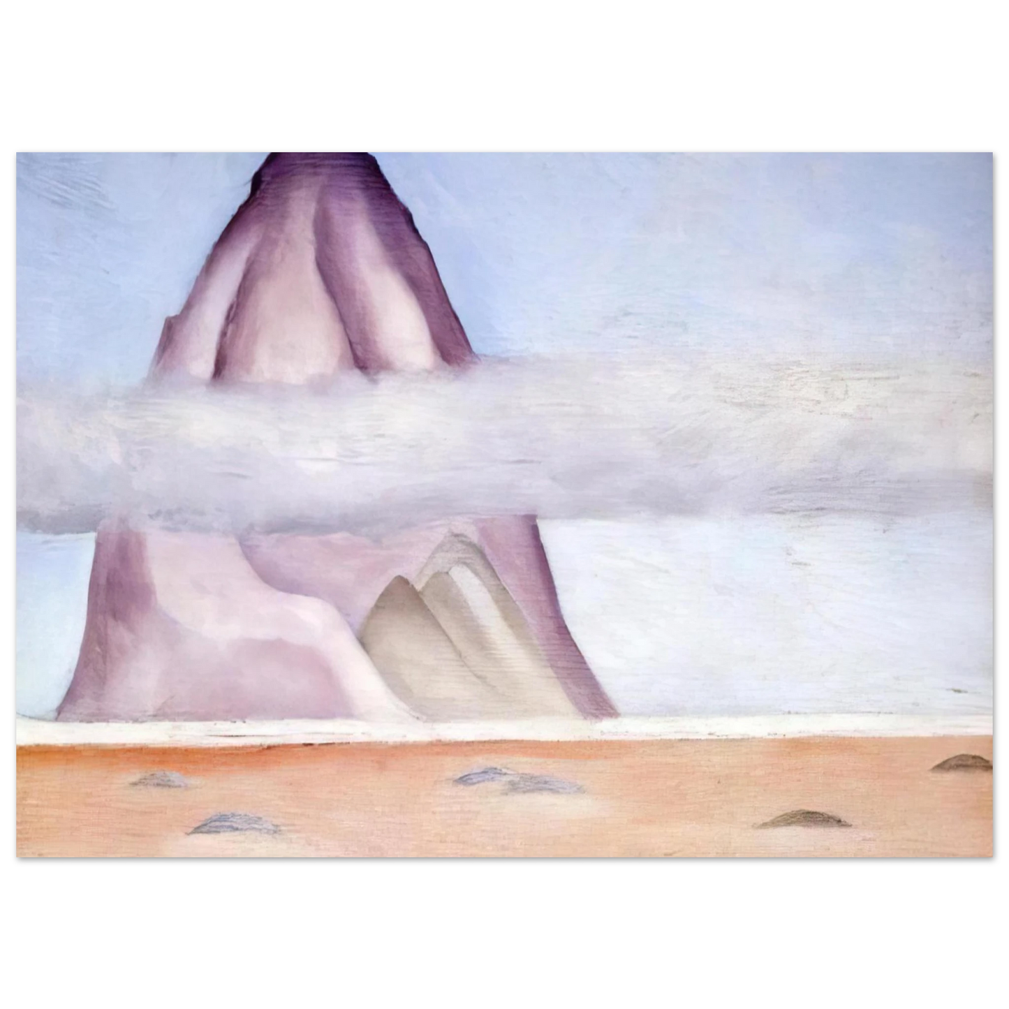 Georgia O'Keeffe - Misty - A Memory Fine Art Poster - 40x60 cm / 16x24 inches