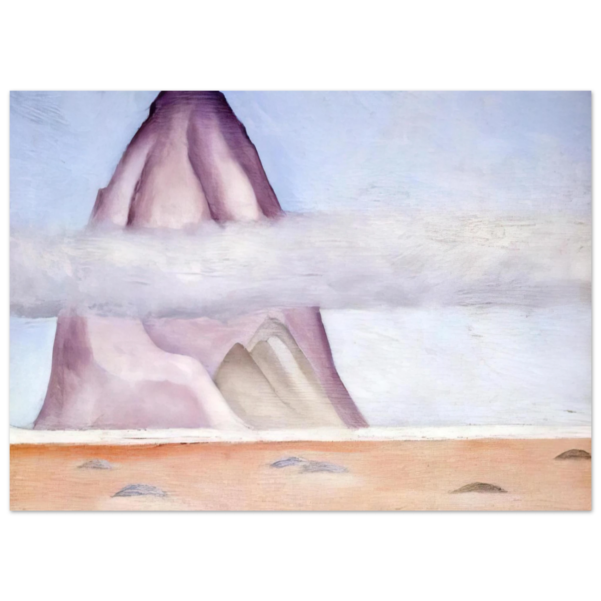 Georgia O'Keeffe - Misty - A Memory Fine Art Poster - 40x60 cm / 16x24 inches