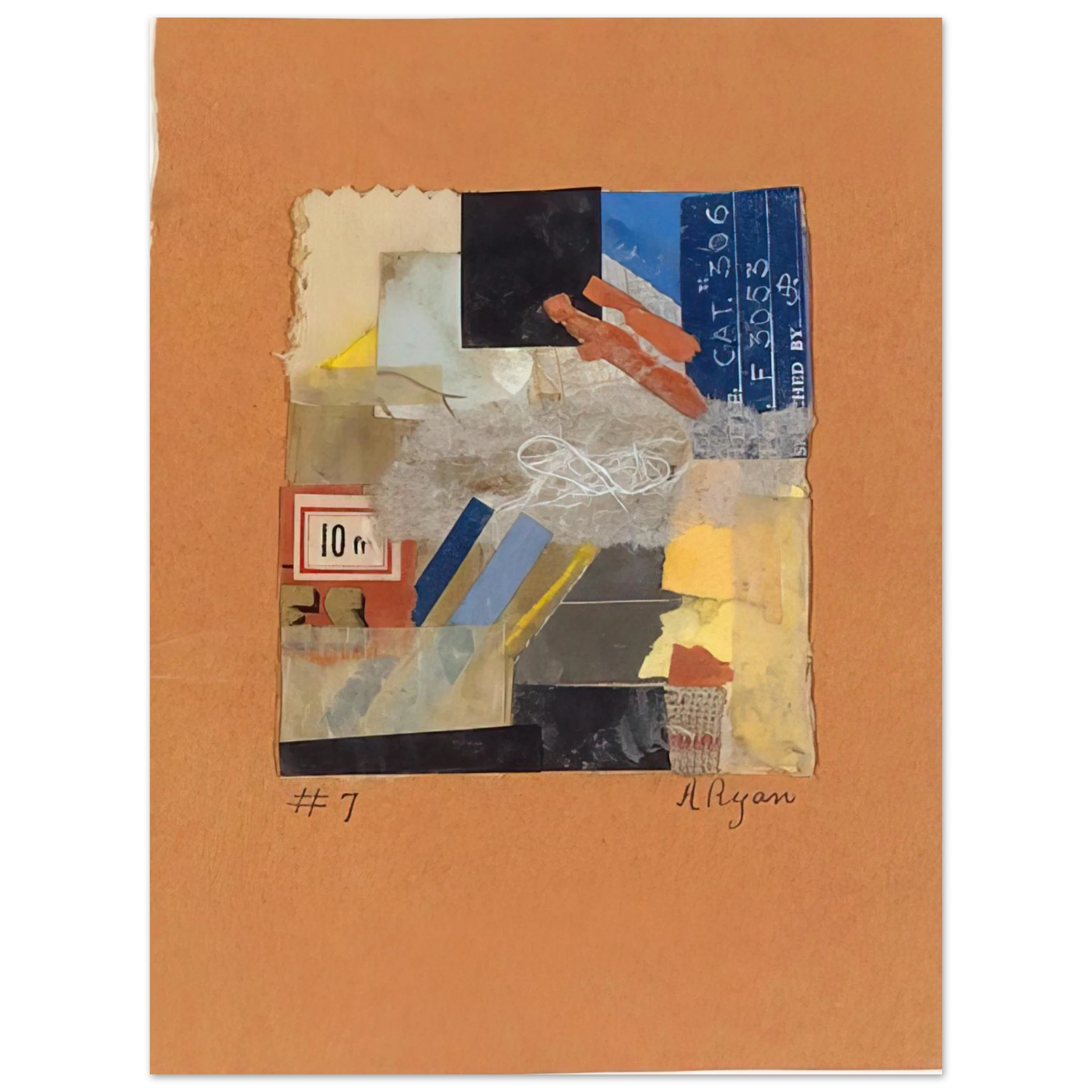 Anne Ryan - Number 7 - 1948 Fine Art Poster - Default Title