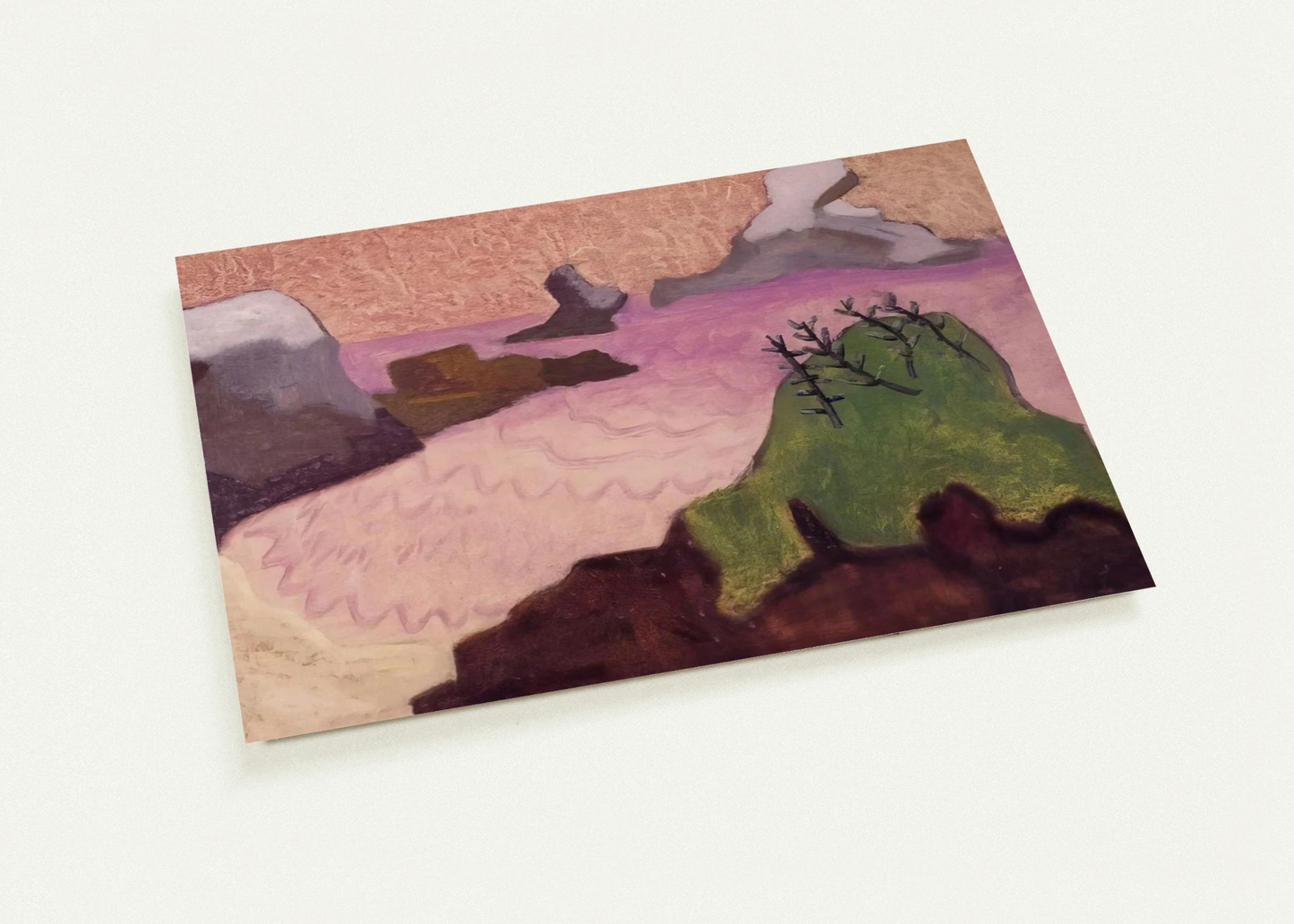 Oregon Coast - 1947 By Milton Avery Pack of 10 Post Cards | Milton Avery Post Cards | A6 (10.5 x 14.8 cm) - 4.1 x 5.8 inches