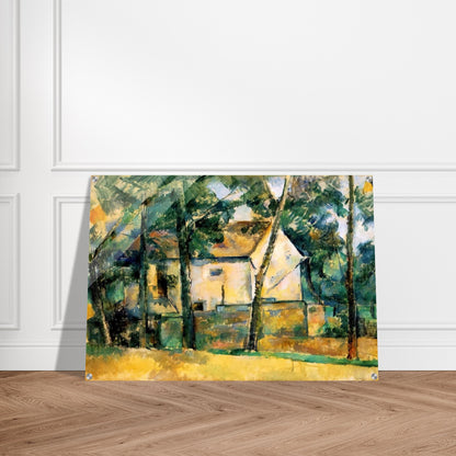 House and Trees - Paul Cézanne Acrylic Print - 70x100 cm / 28x40″ inches