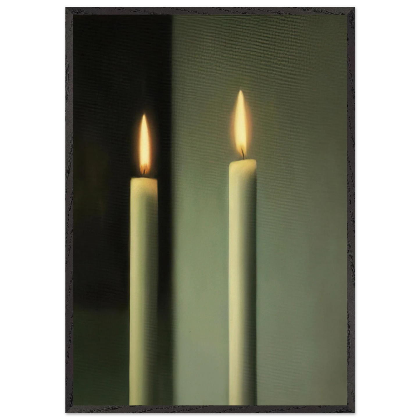 CANDLES - Gerhard Richter Framed Art Print – Black Wooden Frame - Default Title - -Framed Art Print