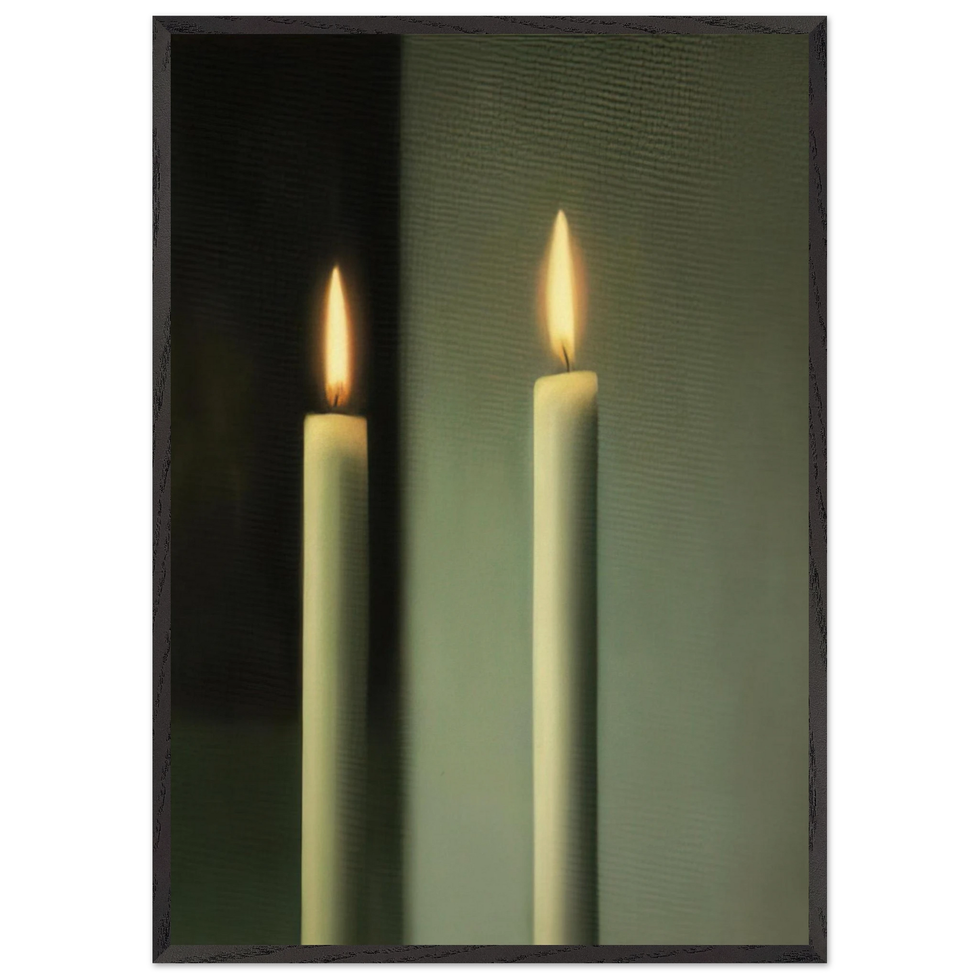 CANDLES - Gerhard Richter Framed Art Print – Black Wooden Frame - Default Title - -Framed Art Print