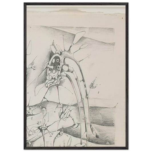 UNTITLED 1997 - Lee Bontecou Framed Art Print – Black Wooden Frame - Default Title - -Framed Art Print