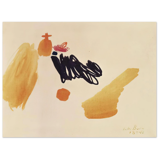 Julius Bissier - 18.9.56 - 1956 Fine Art Poster - Default Title