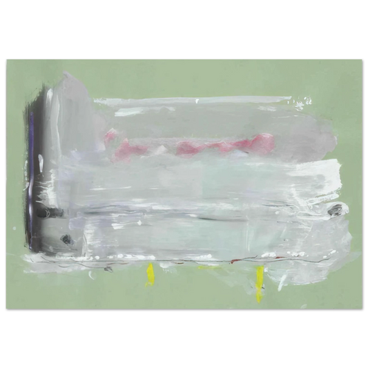 Helen Frankenthaler - Untitled - 1984 Wall art - 13x18 cm / 5x7 inches - Fine Art Poster - -