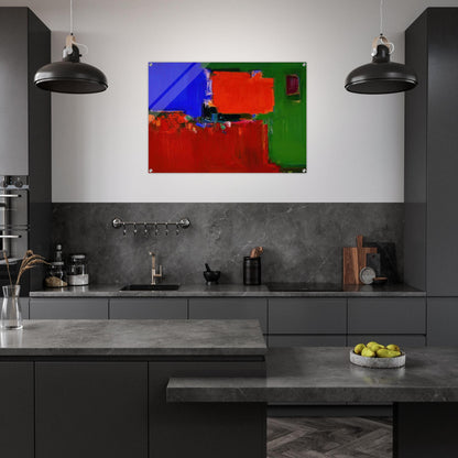 Indian Summer - Hans Hofmann Acrylic Print - 70x100 cm / 28x40″ inches | Hans Hofmann Wall Art | Hans Hofmann Prints