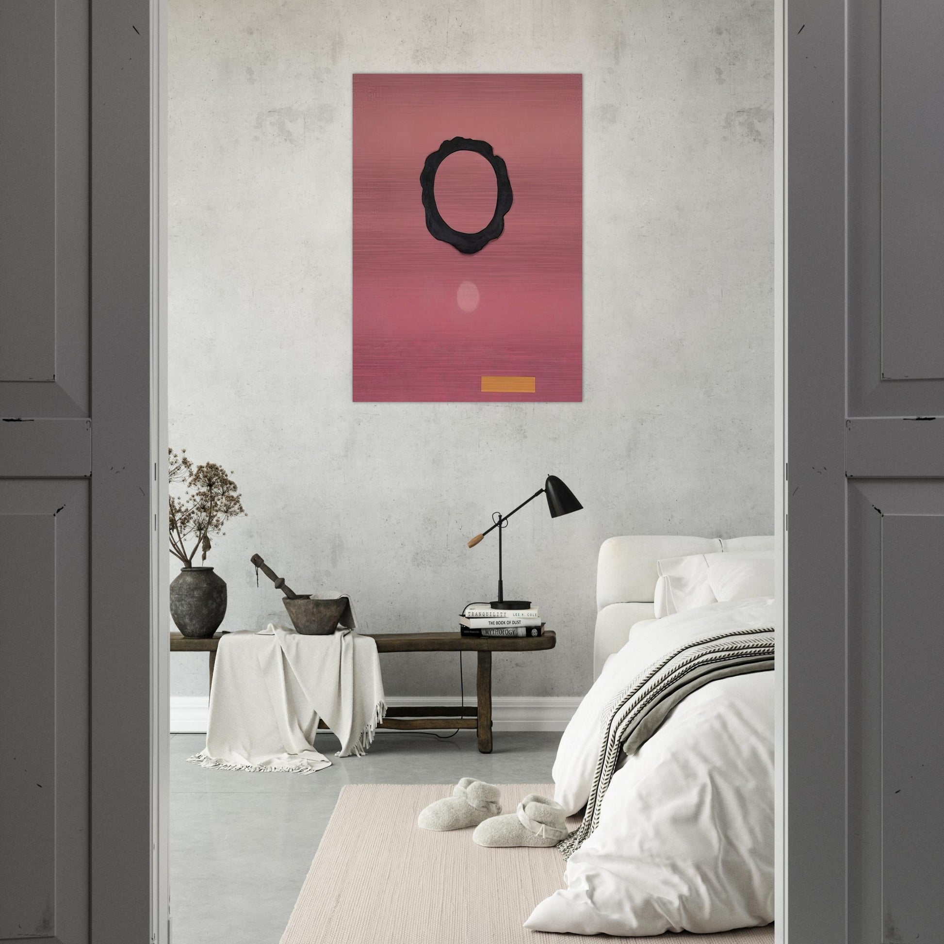 Mandala - 1971 - Adolph Gottlieb Brushed Aluminum Print - 70x100 cm / 28x40 inches | Adolph Gottlieb Aluminum Print | Adolph Gottlieb Prints