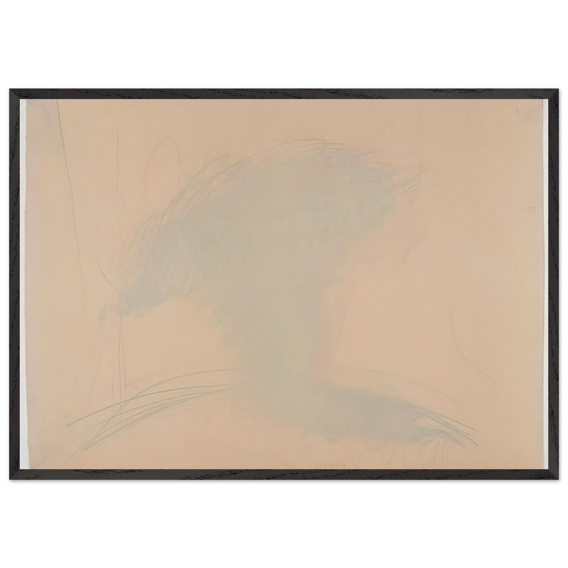 Self-Portrait as a Flower Pot - 1971 - Dieter Roth Framed Art Print – Black Wooden Frame - Default Title - -Framed Art Print