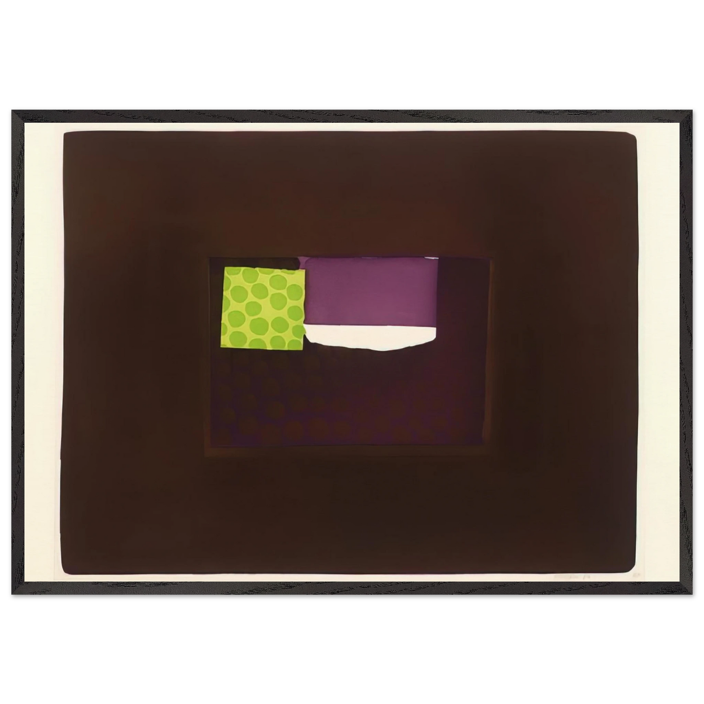 Interior Day - 1974 - Howard Hodgkin Framed Art Print – Black Wooden Frame - Default Title - -Framed Art Print