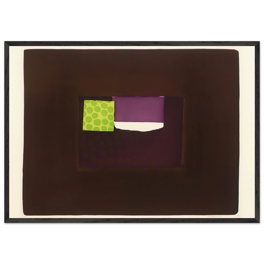 Interior Day - 1974 - Howard Hodgkin Framed Art Print – Black Wooden Frame - Default Title - -Framed Art Print