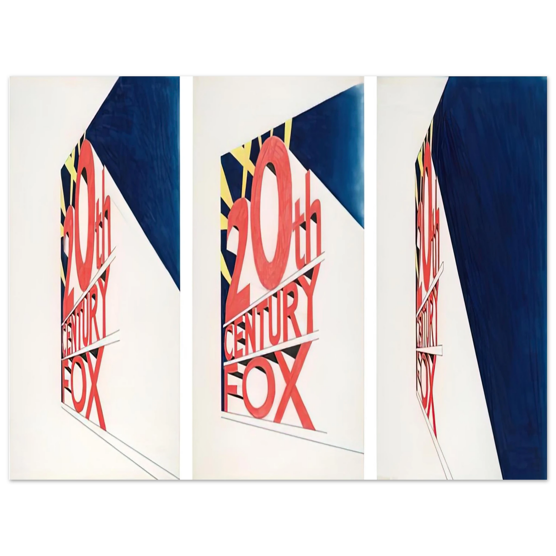 Edward Ruscha - VIEW OF THE BIG PICTURE 1963 Fine Art Poster - Default Title