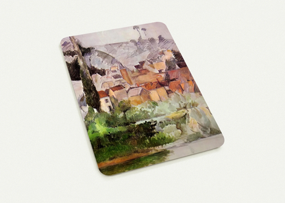 Medan Chateau and Village By Paul Cézanne Pack of 10 Post Cards | Paul Cézanne Post Cards | A6 (10.5 x 14.8 cm) - 4.1 x 5.8 inches