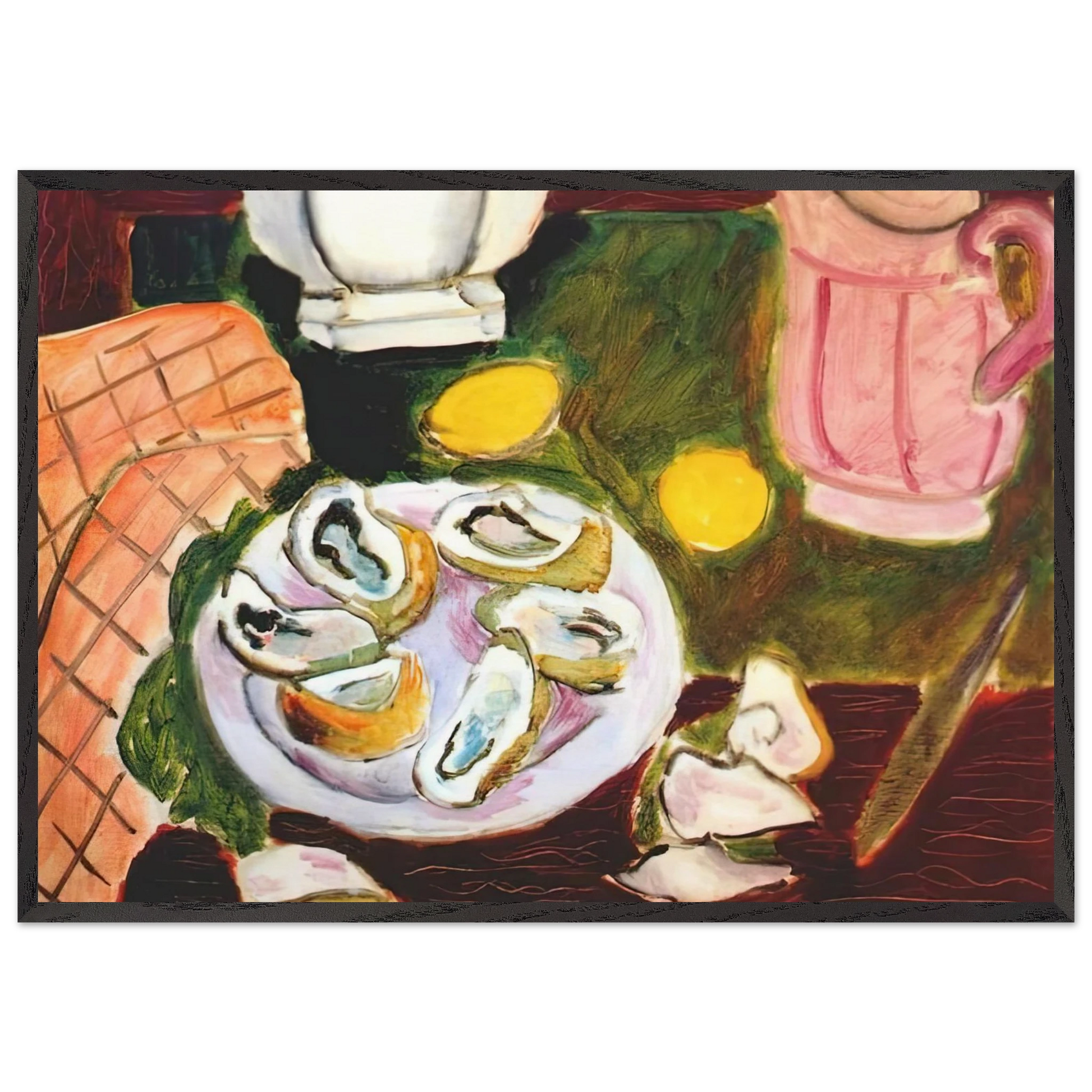 OYSTERS 1940 - Henri Matisse Framed Art Print – Black Wooden Frame - Default Title - -Framed Art Print