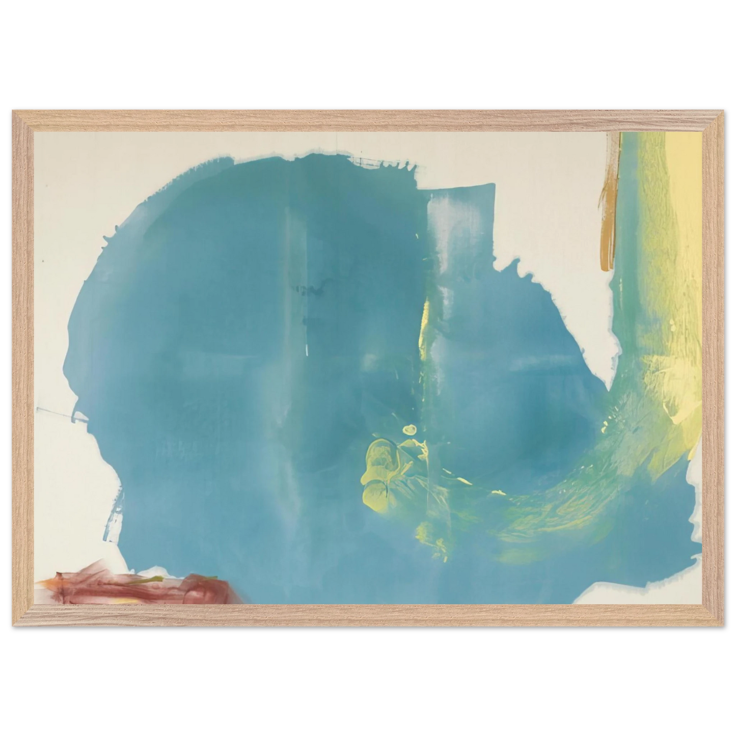 Helen Frankenthaler - Where Necessary - 1977 Wall art - 60x80 cm / 24x32 inches - Fine Art Poster - -