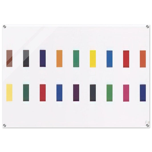 18 Colors  Cincinnati  - Ellsworth Kelly Acrylic Print - 70x100 cm / 28x40″ inches
