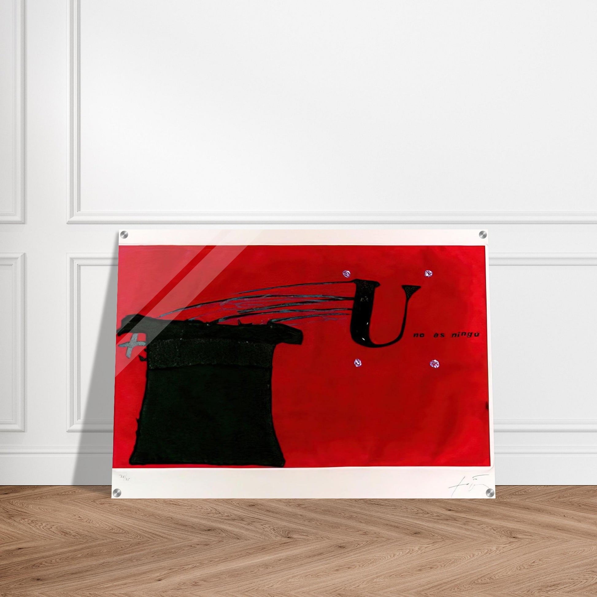 U NO S NING 1979 - Antoni Tapies Acrylic Print - 70x100 cm / 28x40″ inches | Antoni Tapies Wall Art | Antoni Tapies Prints