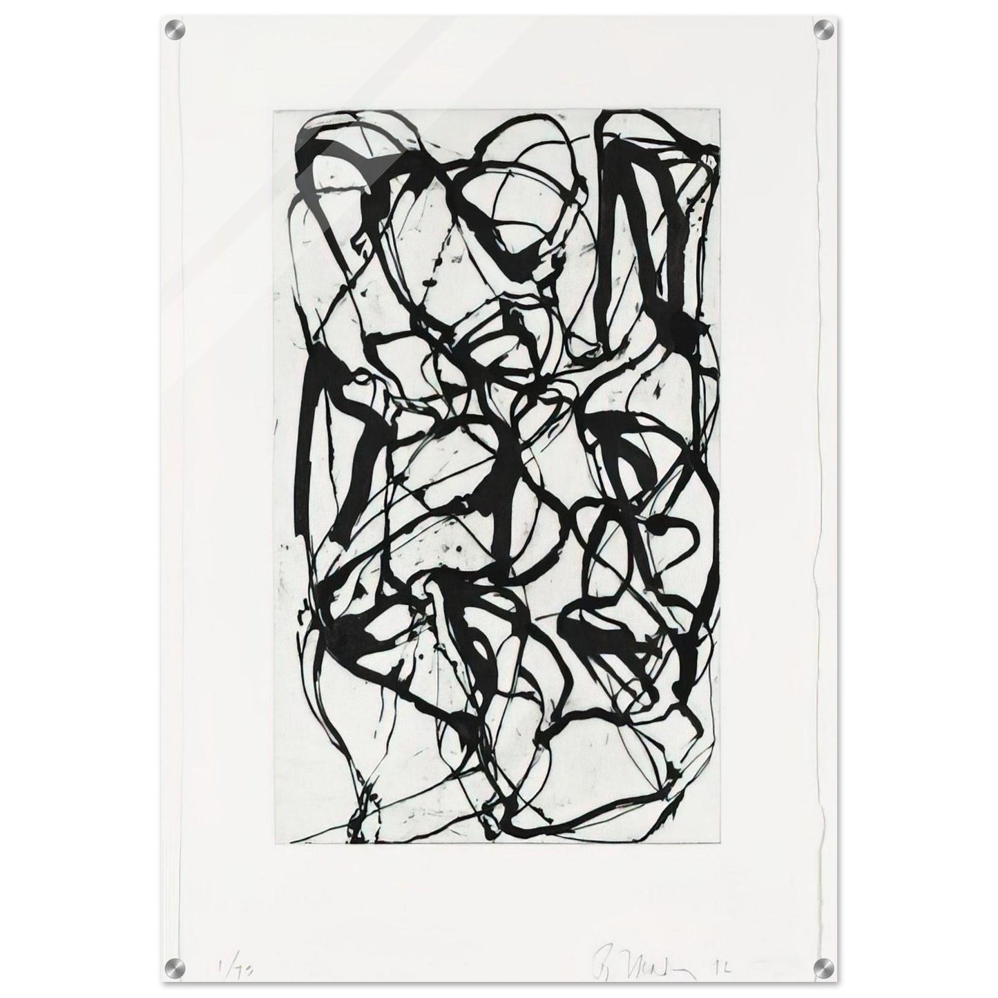 Han Shan Exit - 1992 - Brice Marden Acrylic Print - 70x100 cm / 28x40″ inches | Brice Marden Wall Art | Brice Marden Prints