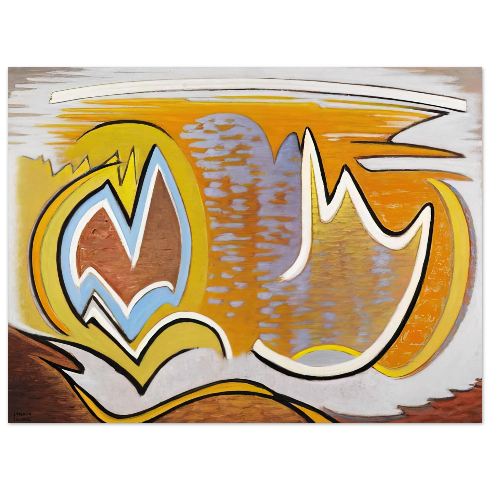 Lawren Harris - Abstract - Abstract Art Fine Art Poster - Default Title