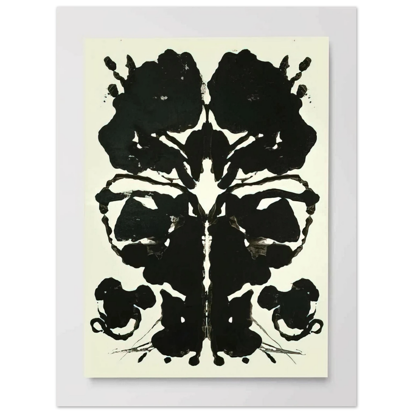 Andy Warhol - Rorschach Fine Art Poster - 13x18 cm / 5x7 inches