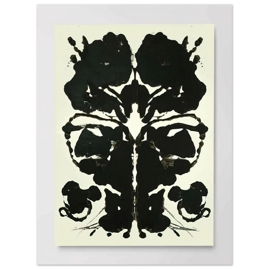 Andy Warhol - Rorschach Fine Art Poster - 13x18 cm / 5x7 inches