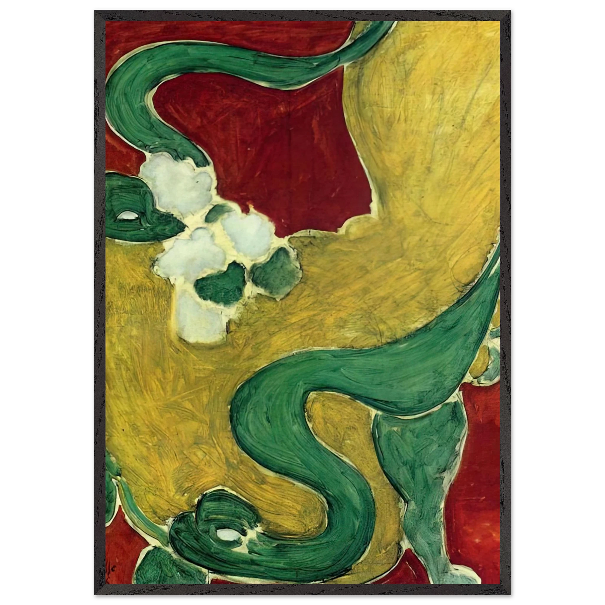 THE RACAILLE CHAIR 1946 - Henri Matisse Framed Art Print – Black Wooden Frame - Default Title - -Framed Art Print