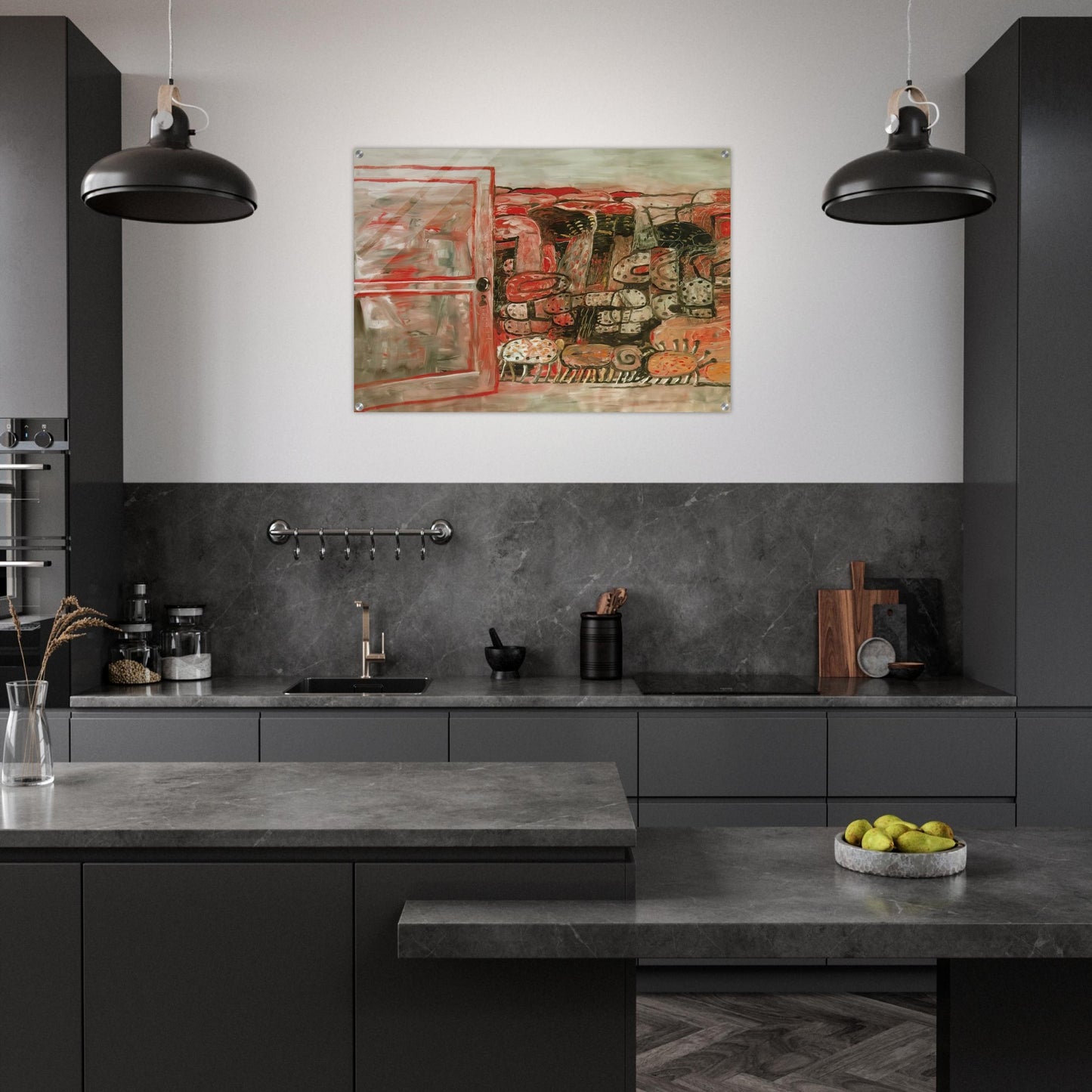 ENTRANCE - Philip Guston Acrylic Print - 70x100 cm / 28x40″ inches