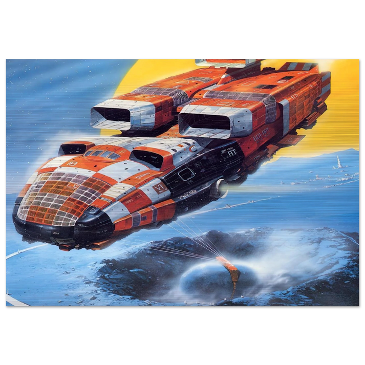 Chris Foss - Chris Foss Brushed Aluminum Print - 70x100 cm / 28x40 inches | Chris Foss Aluminum Print | Chris Foss Prints