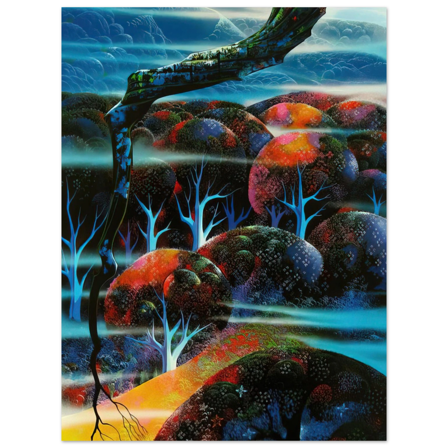 Eyvind Earle - Toccata and Fugue Fine Art Poster - Default Title