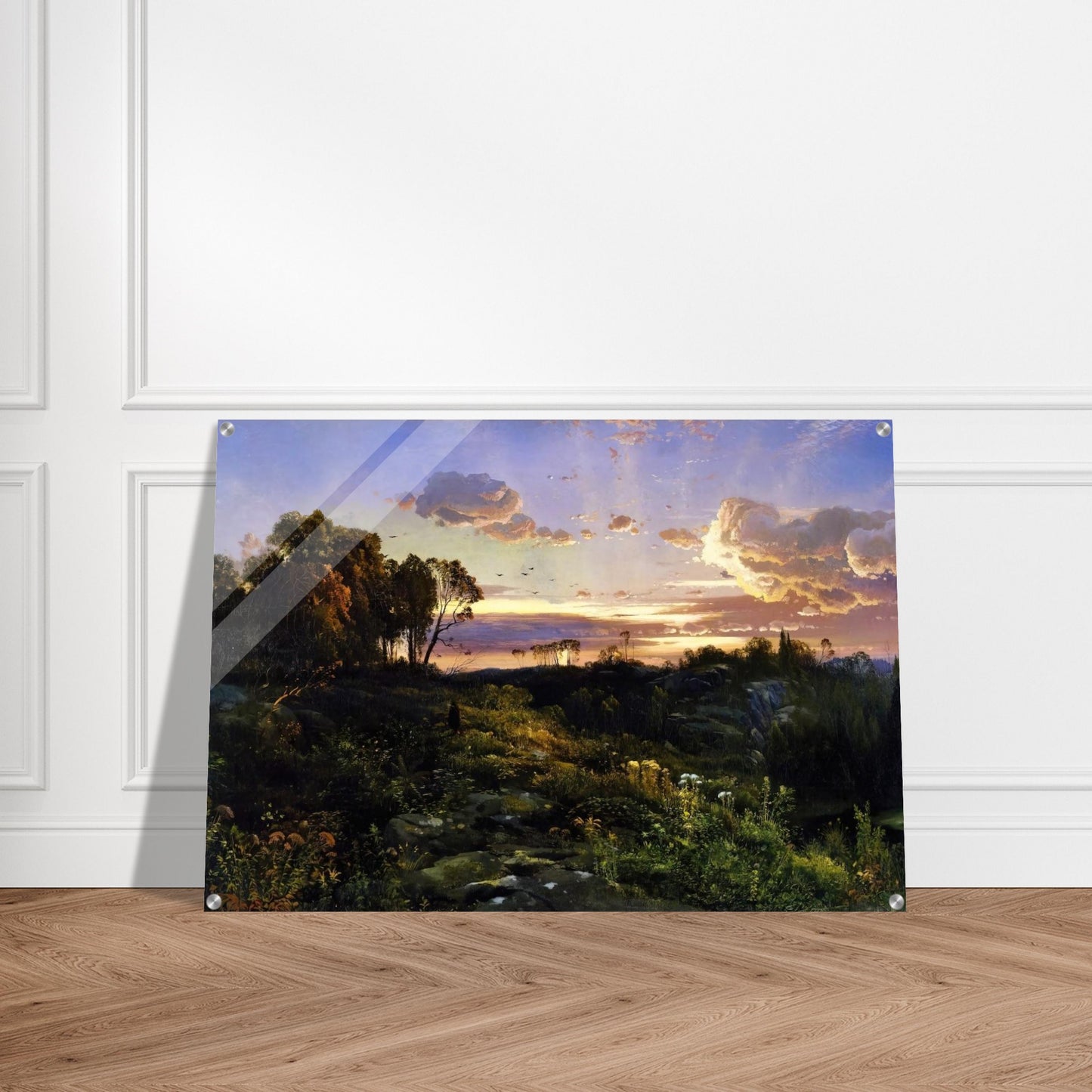 Dusk Wings - Thomas Moran Acrylic Print - 70x100 cm / 28x40″ inches | Thomas Moran Wall Art | Thomas Moran Prints