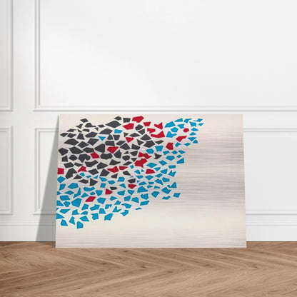 Abstract Composition - 1980 - Robert Goodnough Brushed Aluminum Print - 70x100 cm / 28x40 inches | Robert Goodnough Aluminum Print | Robert Goodnough Prints