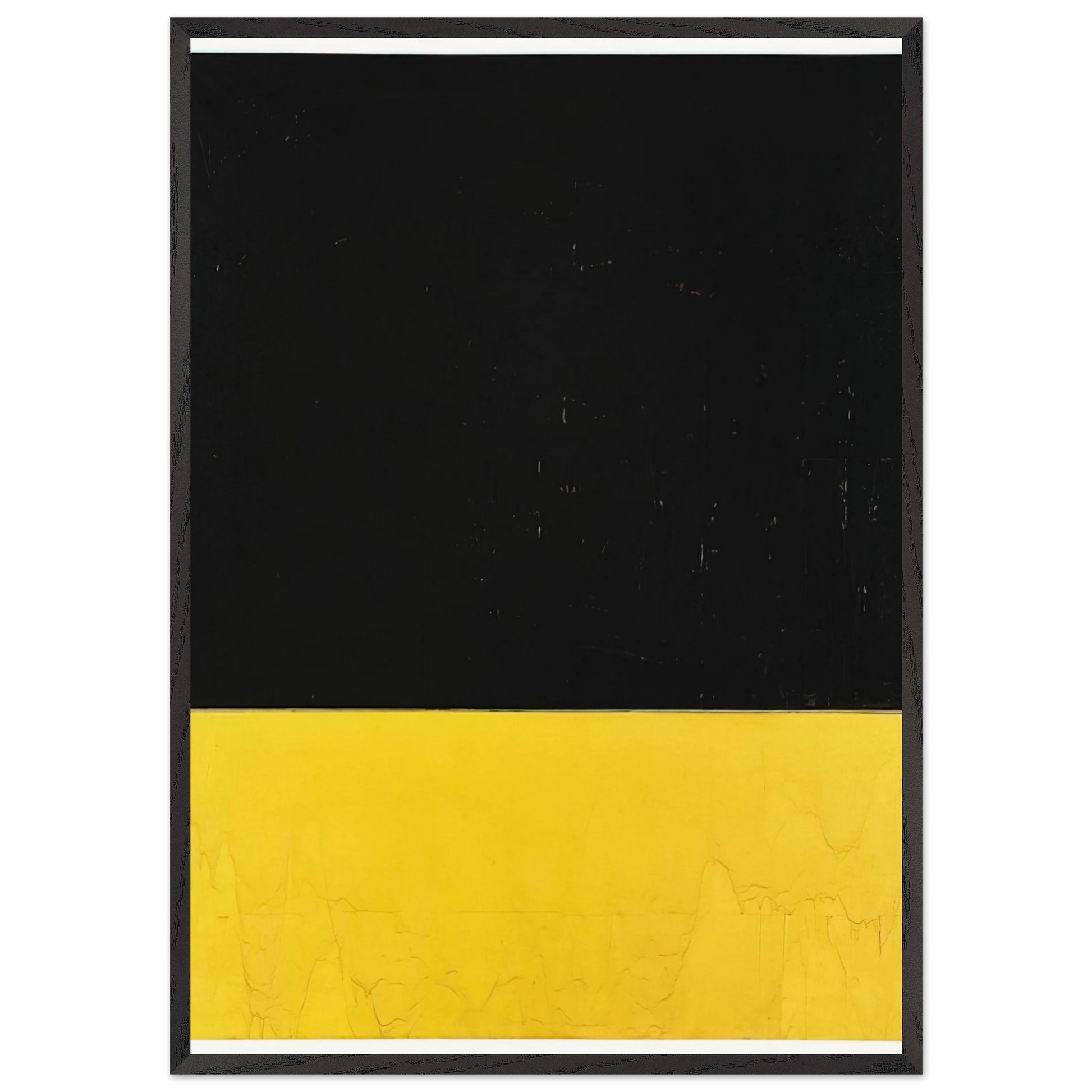 Segnaletico N2 - 1961 - Mario Schifano Framed Art Print – Black Wooden Frame - Default Title - -Framed Art Print