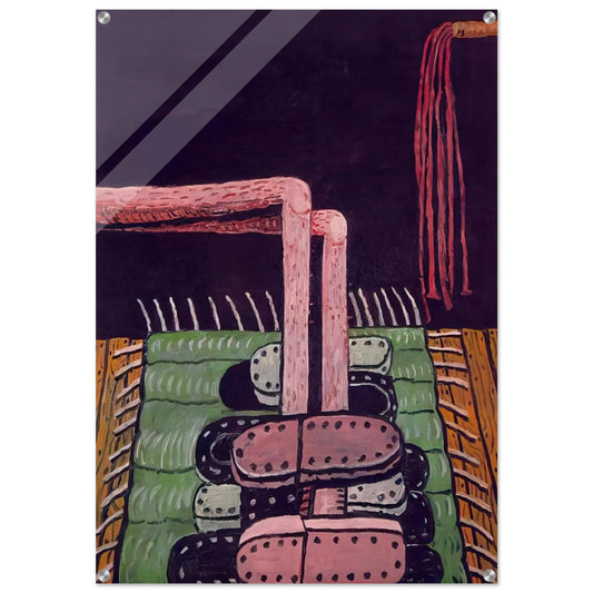GREEN RUG - Philip Guston Acrylic Print - 70x100 cm / 28x40″ inches