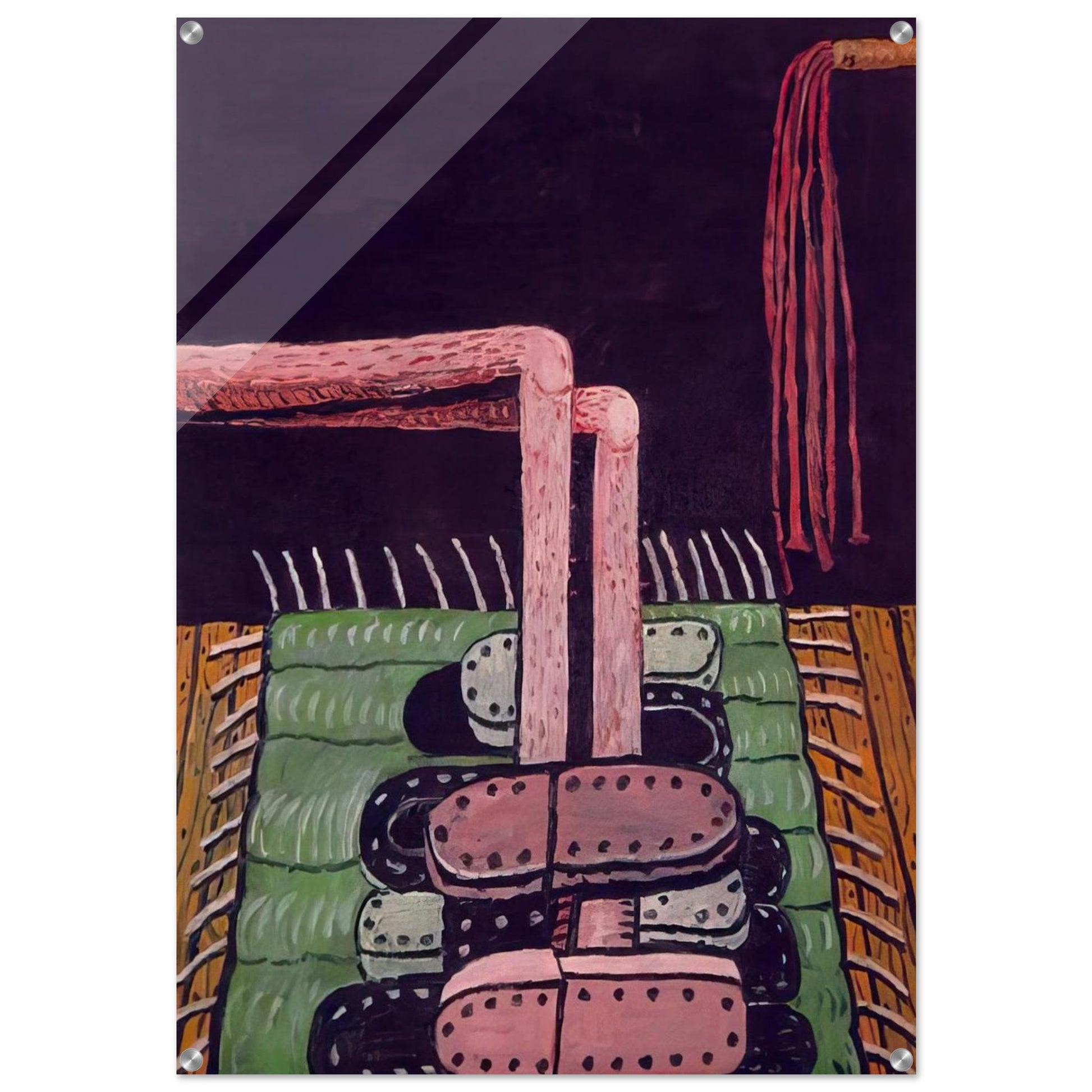 GREEN RUG - Philip Guston Acrylic Print - 70x100 cm / 28x40″ inches