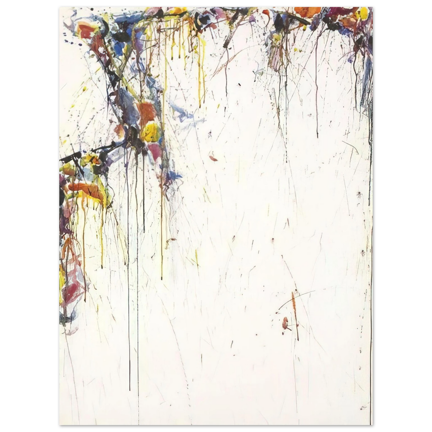 Sam Francis - Japan Line Series No. 1  Composition  Fine Art Poster - Default Title